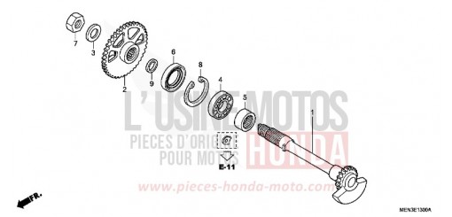 BALANCIER CRF450RC de 2012